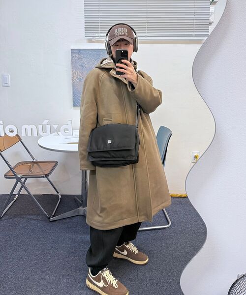 BLACKPURPLE(ブラックパープル)の「3-Wayクラウドバッグ Cloud Bag -M(メッセンジャーバッグ・メンズ・ブラック・FREE)」の18枚目の写真