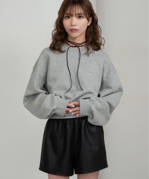 I_am（アイアム）の「smooth flow short culottes【I_am × kimina】 / スムースフロウショートキュロット（その他パンツ・レディース・ブラック/ダークブラウン・FREE）」の8枚目の写真