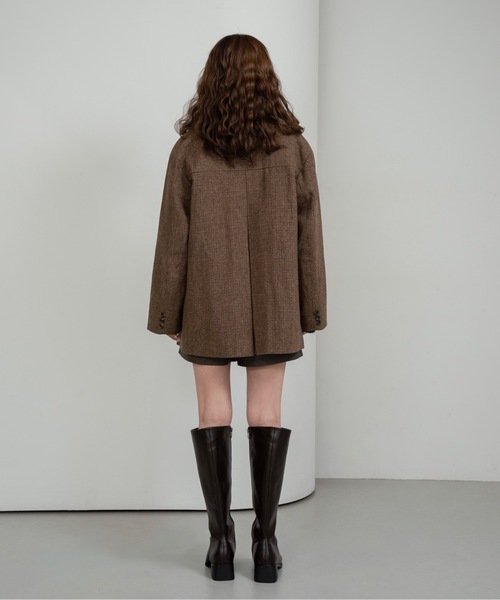 I_am（アイアム）の「smooth flow short culottes【I_am × kimina】 / スムースフロウショートキュロット（その他パンツ・レディース・ブラック/ダークブラウン・FREE）」の4枚目の写真