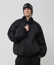 BER DE NOIR（ベールドノワール）の「プリーツパイピングジャンパー (ブラック)（ダウンジャケット/コート）」