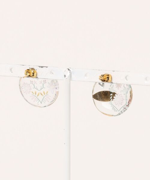 tone（トーン）の「【papillon】ポップお花ピアス(MA)（ピアス（両耳用）・レディース・ホワイト・FREE）」の4枚目の写真