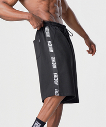 FREEDOM（フリーダム）の「フリーダムレタリングバミューダコットンショーツ（ブラック）（その他パンツ）」