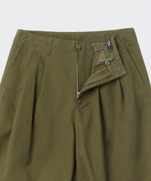 MUSINSA STANDARD（ムシンサスタンダード）の「コットンワイドバルーンパンツ[オリーブグリーン]（その他パンツ・メンズ・その他・42/26/27/28/29/30/31/32/33/34/36/38/40）」の8枚目の写真