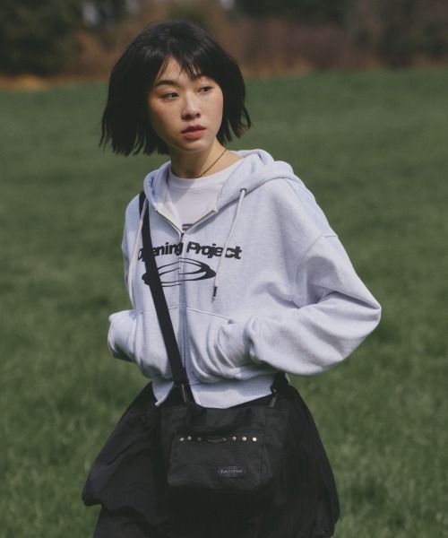 Opening Project(オープニングプロジェクト)の「w Identity Hoodie Zip-up / ダブルアイデンティティ ダブルジップフーディー(パーカー・レディース・ブラック/オートミール・S/M)」の17枚目の写真