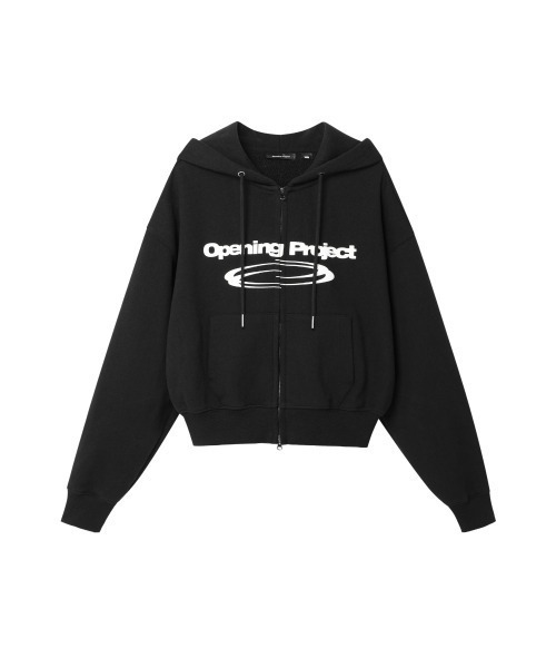Opening Project(オープニングプロジェクト)の「w Identity Hoodie Zip-up / ダブルアイデンティティ ダブルジップフーディー(パーカー・レディース・ブラック/オートミール・S/M)」の20枚目の写真