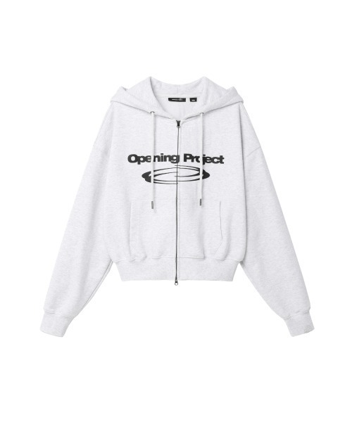 Opening Project(オープニングプロジェクト)の「w Identity Hoodie Zip-up / ダブルアイデンティティ ダブルジップフーディー(パーカー・レディース・ブラック/オートミール・S/M)」の21枚目の写真