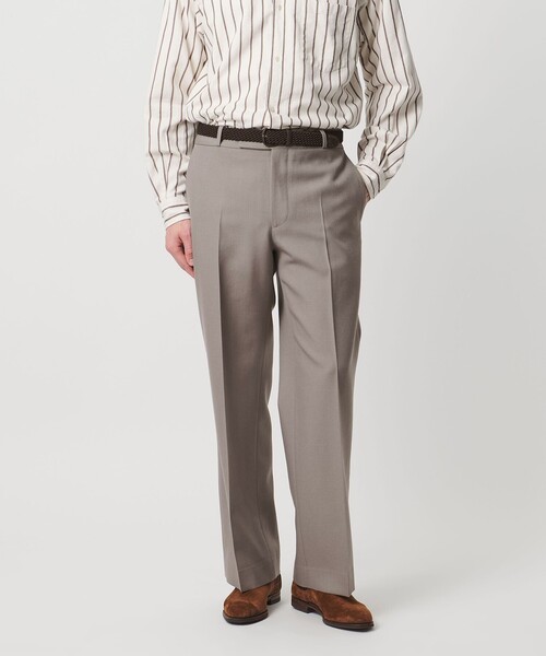 UNITED ARROWS（ユナイテッドアローズ）の「セーラーサージ ワイドストレート スラックス（スラックス・メンズ・ブラック/モカ・M/XL/L/S）」の5枚目の写真