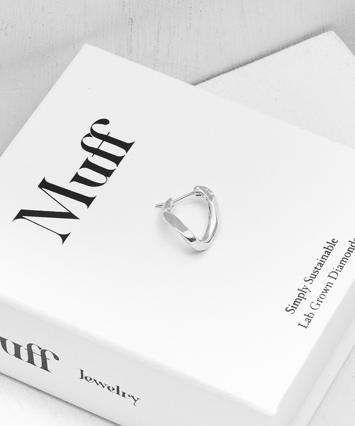 Muff(マフ)の「Muff マフ / シルバー925フープピアス シングル / P3A-S(ピアス(片耳用)・メンズ・シルバー・FREE)」の12枚目の写真