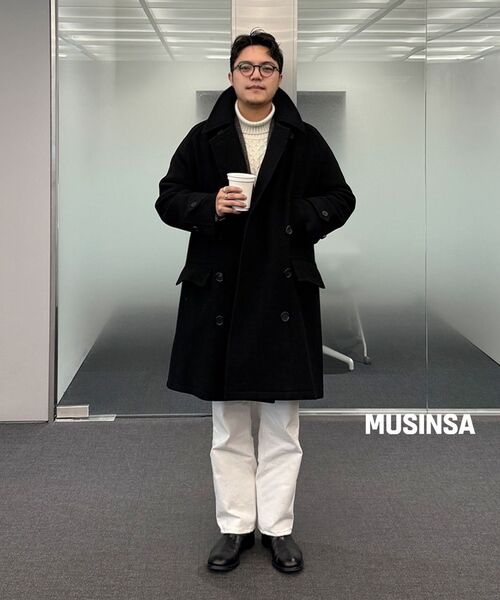 MUSINSA STANDARD（ムシンサスタンダード）の「[ハリスツイード] ヘリンボーンアウトポケットブレザー [ダークグレー]（テーラードジャケット・メンズ・その他・MEDIUM/LARGE/X-LARGE/XX-LARGE）」の3枚目の写真