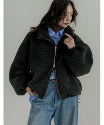 2024-25 WINTER COLLECTION]スタンドカラーボアベスト（ダウンベスト