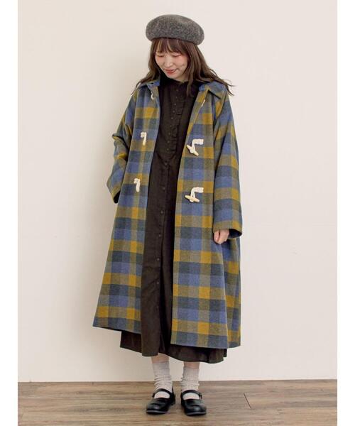 Samansa Mos2（サマンサ モスモス）の「[タスマニアウール]2WAY襟ロングコート（その他アウター・レディース・ボルドー/ベージュ/ブラック/ブルー・F）」の3枚目の写真