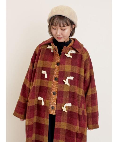 Samansa Mos2（サマンサ モスモス）の「[タスマニアウール]2WAY襟ロングコート（その他アウター・レディース・ボルドー/ベージュ/ブラック/ブルー・F）」の7枚目の写真