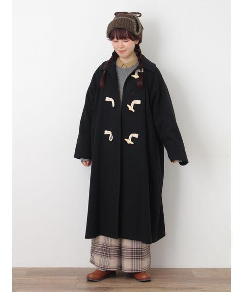 Samansa Mos2（サマンサ モスモス）の「[タスマニアウール]2WAY襟ロングコート（その他アウター・レディース・ボルドー/ベージュ/ブラック/ブルー・F）」の10枚目の写真