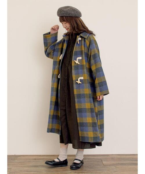 Samansa Mos2（サマンサ モスモス）の「[タスマニアウール]2WAY襟ロングコート（その他アウター・レディース・ボルドー/ベージュ/ブラック/ブルー・F）」の16枚目の写真