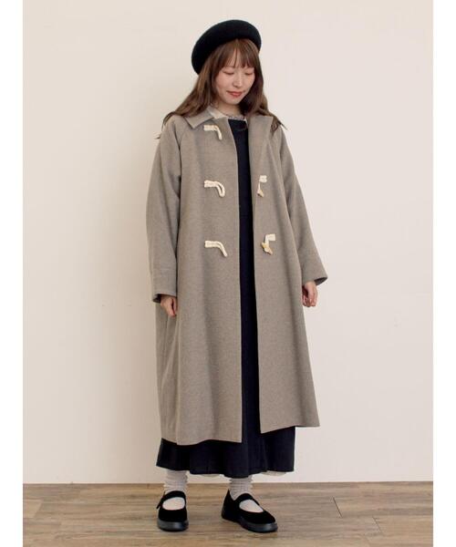 Samansa Mos2（サマンサ モスモス）の「[タスマニアウール]2WAY襟ロングコート（その他アウター・レディース・ボルドー/ベージュ/ブラック/ブルー・F）」の18枚目の写真