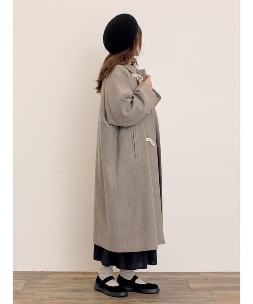 Samansa Mos2（サマンサ モスモス）の「[タスマニアウール]2WAY襟ロングコート（その他アウター・レディース・ボルドー/ベージュ/ブラック/ブルー・F）」の19枚目の写真