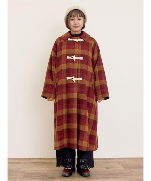 Samansa Mos2（サマンサ モスモス）の「[タスマニアウール]2WAY襟ロングコート（その他アウター・レディース・ボルドー/ベージュ/ブラック/ブルー・F）」の20枚目の写真