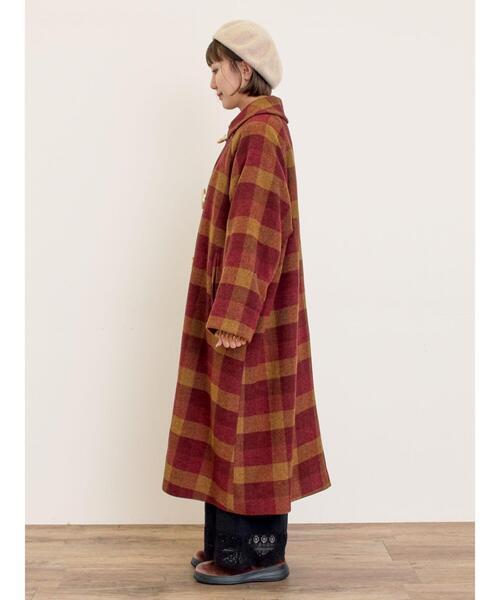 Samansa Mos2（サマンサ モスモス）の「[タスマニアウール]2WAY襟ロングコート（その他アウター・レディース・ボルドー/ベージュ/ブラック/ブルー・F）」の21枚目の写真