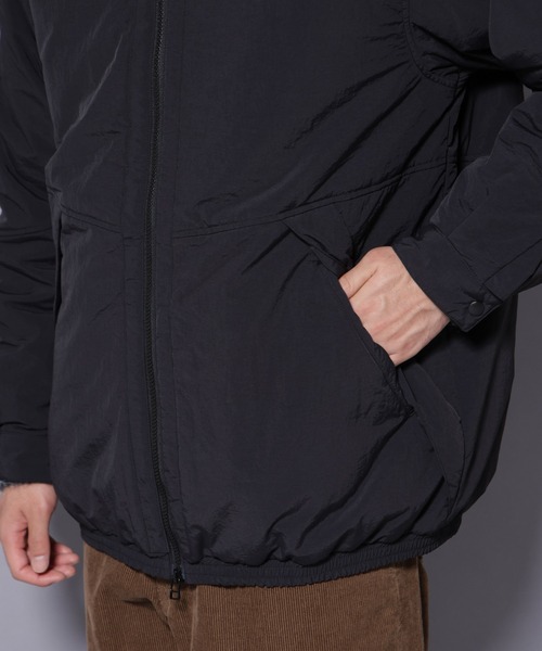 NANO universe（ナノユニバース）の「THERMOLITE(R)  スタンドZIPブルゾン（ブルゾン・メンズ・ブラック/ベージュ/チャコール・L/M）」の9枚目の写真