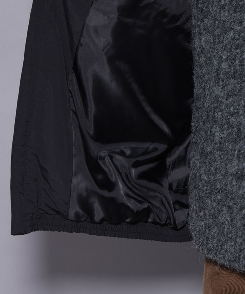 NANO universe（ナノユニバース）の「THERMOLITE(R)  スタンドZIPブルゾン（ブルゾン・メンズ・ブラック/ベージュ/チャコール・L/M）」の11枚目の写真