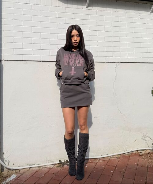 Midnight Move(ミッドナイトムーブ)の「like hood (black)(パーカー・レディース・その他・FREE)」の8枚目の写真
