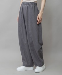 【UVカット】【防シワ】【ウォッシャブル】ストレッチサップバレルパンツ