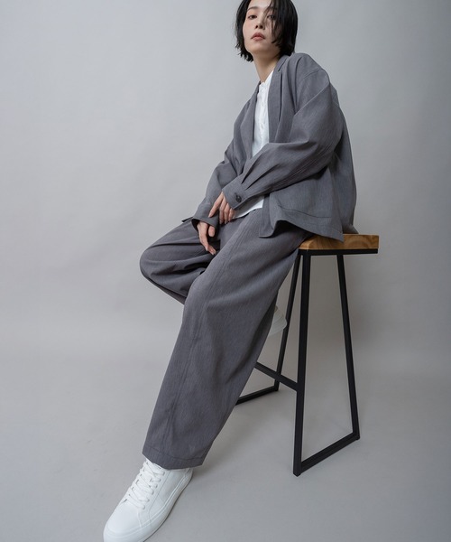 Munich（ミューニック）の「【UVカット】【防シワ】【ウォッシャブル】ストレッチサップバレルパンツ（その他パンツ・レディース・グレー/モカ/ブラック・M/S/XS）」の19枚目の写真