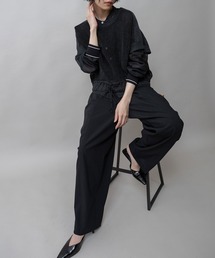 Munich（ミューニック）の「【UVカット】【防シワ】【ウォッシャブル】ストレッチサップバレルパンツ（その他パンツ）」