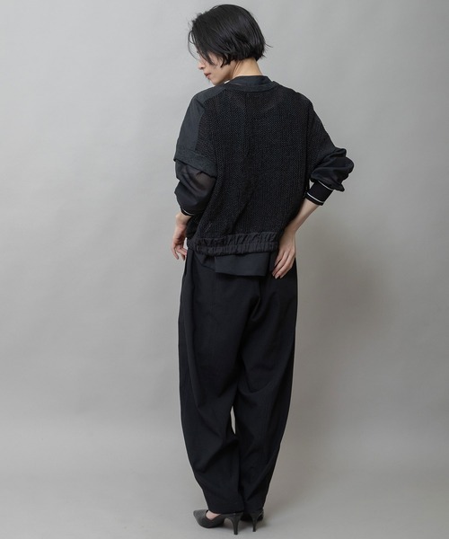 Munich（ミューニック）の「【UVカット】【防シワ】【ウォッシャブル】ストレッチサップバレルパンツ（その他パンツ・レディース・グレー/モカ/ブラック・M/S/XS）」の22枚目の写真