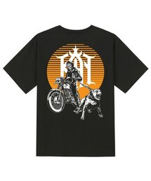 KTB0156 カンカスタムバイク 半袖Tシャツ - ブラック