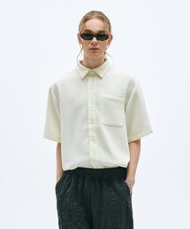 Fallett（ファレット）の「waffle short sleeve shirt ivory（シャツ/ブラウス・メンズ）」