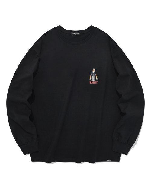 SAINTPAIN（セイントペイン）の「SP グレースマリーロングスリーブ-ブラック（Tシャツ/カットソー・レディース・その他・LARGE/MEDIUM）」の2枚目の写真
