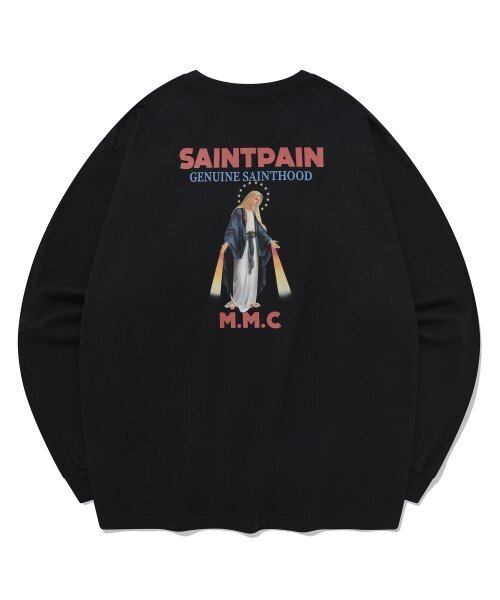 SAINTPAIN（セイントペイン）の「SP グレースマリーロングスリーブ-ブラック（Tシャツ/カットソー・レディース・その他・LARGE/MEDIUM）」の3枚目の写真