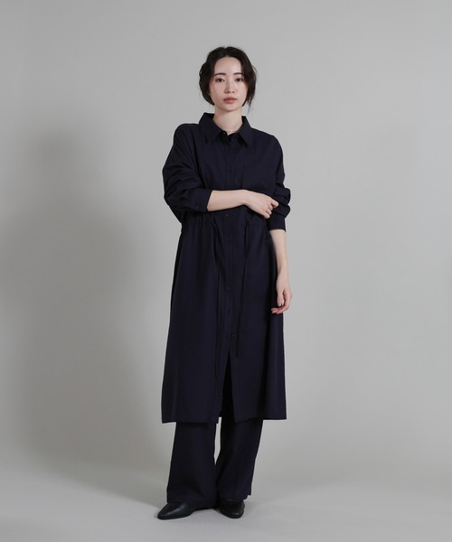 select MOCA Et（セレクトモカエト）の「【Et】Linen-blend Easy Pants（その他パンツ・レディース・ネイビー/ダークグレー・LARGE/MEDIUM）」の22枚目の写真