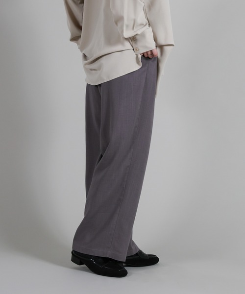 select MOCA Et（セレクトモカエト）の「【Et】Linen-blend Easy Pants（その他パンツ・レディース・ネイビー/ダークグレー・LARGE/MEDIUM）」の7枚目の写真