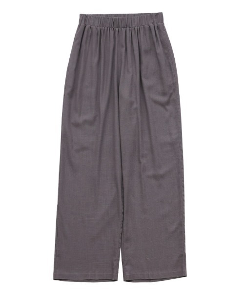 select MOCA Et（セレクトモカエト）の「【Et】Linen-blend Easy Pants（その他パンツ・レディース・ネイビー/ダークグレー・LARGE/MEDIUM）」の15枚目の写真
