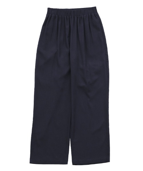select MOCA Et（セレクトモカエト）の「【Et】Linen-blend Easy Pants（その他パンツ・レディース・ネイビー/ダークグレー・LARGE/MEDIUM）」の14枚目の写真
