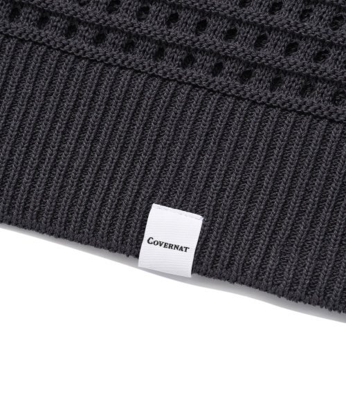 COVERNAT(カバーナット)の「オープンカラー ニットベスト チャコール(ベスト・レディース・その他・MEDIUM/LARGE/SMALL/X-LARGE)」の5枚目の写真