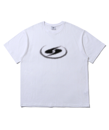 ピクセルエフェクト半袖Tシャツホワイト