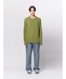 BEGIN202（ビギン202）の「ライマプルオーバーニット [イエロウィッシュグリーン]（ニット/セーター）」