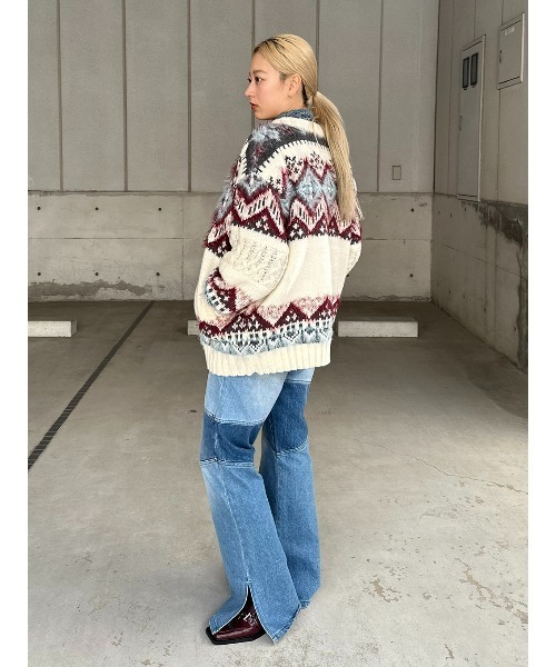 セール】NORDIC ZIP CARDIGAN（カーディガン/ボレロ）｜ELCHELE