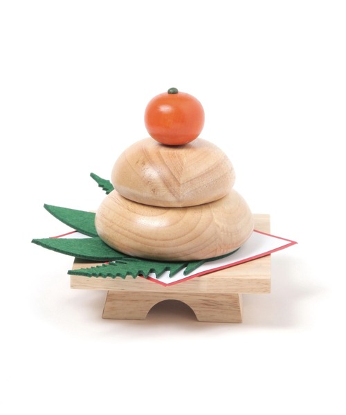 木製鏡餅L（インテリア雑貨）｜studio CLIP（スタディオクリップ）の