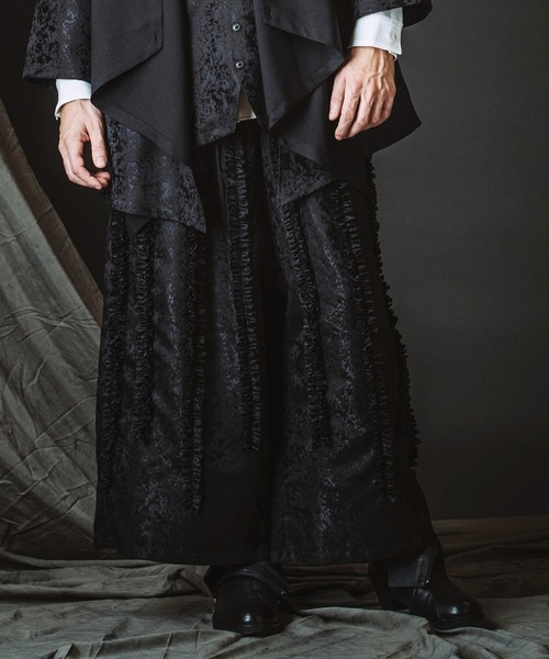 セール】【NO ID.】Frill Baggy Trousers / フリル バギー トラウザー