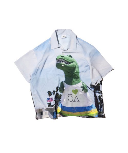 SUNDAY FRUIT MARKET(サンデーフルーツマーケット)の「HOLIDAY TYRANNO SHIRT(シャツ/ブラウス・メンズ・その他・SMALL/MEDIUM/LARGE)」の1枚目の写真