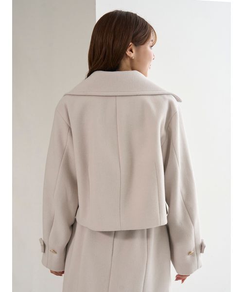 ビッグカラーショートコート（ピーコート）｜SNIDEL（スナイデル）の