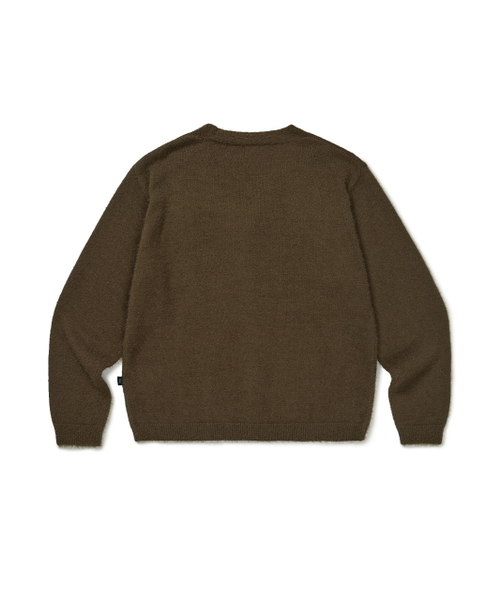 MMLG（エムエムエルジー）の「[Mmlg] MENDED PLAY CARDIGAN (BROWN)（カーディガン/ボレロ・レディース・その他・MEDIUM/LARGE/X-LARGE/SMALL）」の2枚目の写真