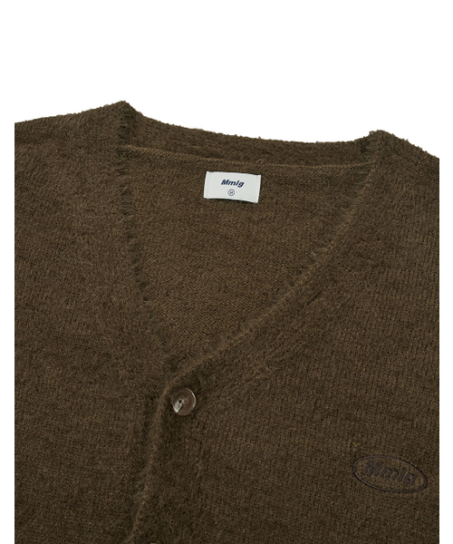 MMLG（エムエムエルジー）の「[Mmlg] MENDED PLAY CARDIGAN (BROWN)（カーディガン/ボレロ・レディース・その他・MEDIUM/LARGE/X-LARGE/SMALL）」の3枚目の写真