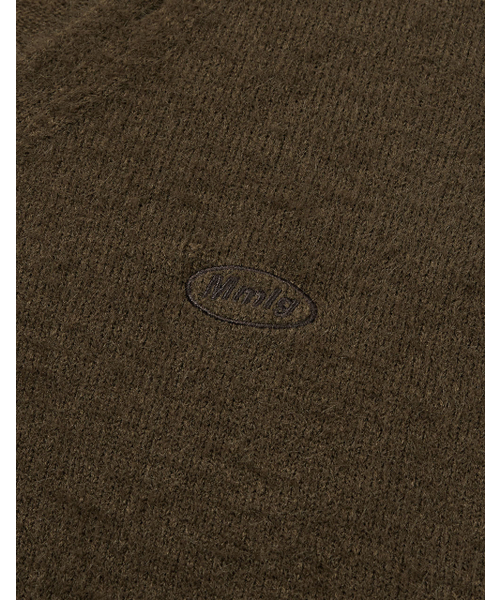MMLG（エムエムエルジー）の「[Mmlg] MENDED PLAY CARDIGAN (BROWN)（カーディガン/ボレロ・レディース・その他・MEDIUM/LARGE/X-LARGE/SMALL）」の4枚目の写真