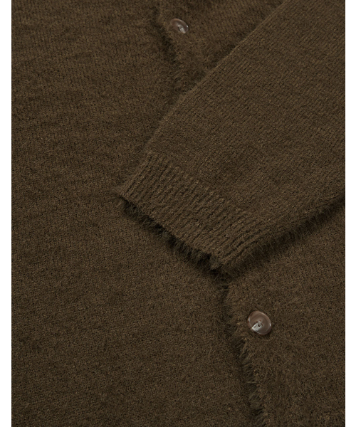 MMLG（エムエムエルジー）の「[Mmlg] MENDED PLAY CARDIGAN (BROWN)（カーディガン/ボレロ・レディース・その他・MEDIUM/LARGE/X-LARGE/SMALL）」の5枚目の写真