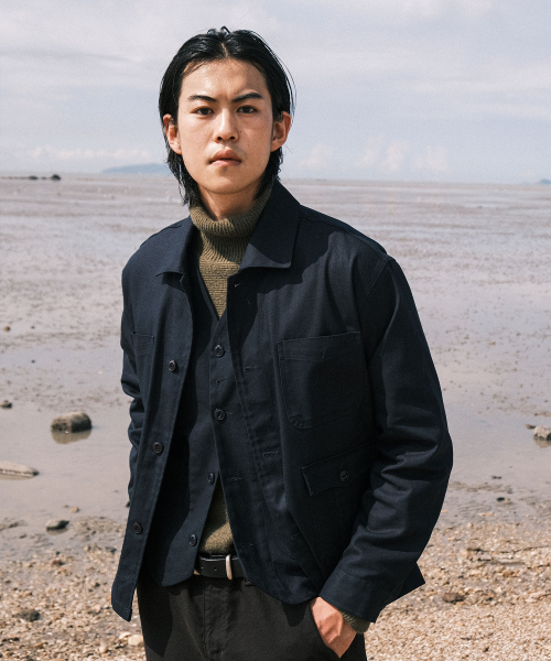 VDR（ブイディアール）の「SHERIFF JACKET [Sailor Blue]（ミリタリージャケット・メンズ・その他・MEDIUM/LARGE/X-LARGE）」の6枚目の写真